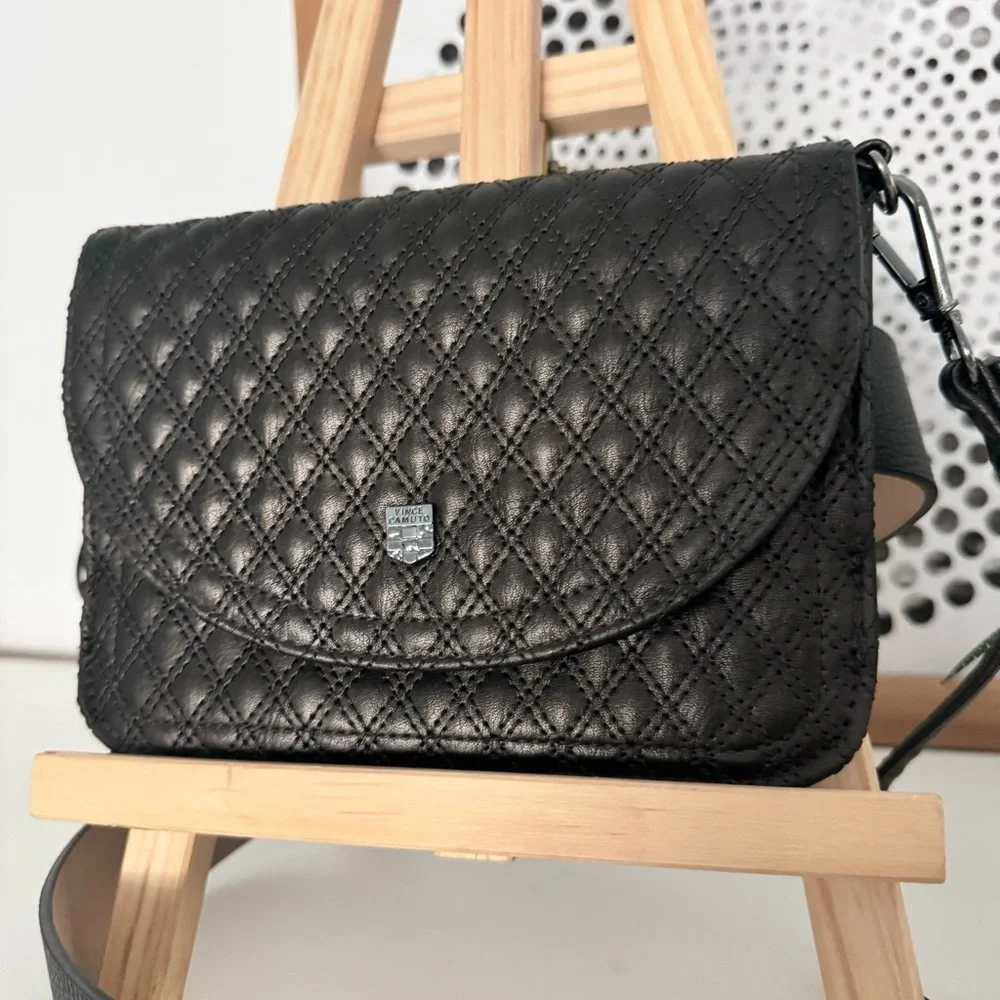 Vince Camuto Quilted Belted Bag Wristlet Size S/M